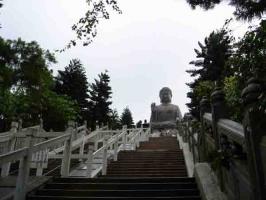Lantau Island Big Buddha Scene